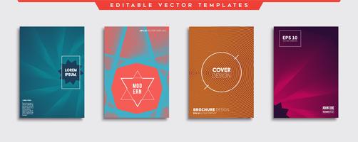 Minimal Vector cover designs. Future Poster template.