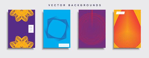 Minimal Vector cover designs. Future Poster template.