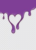 vector purple splash with transparency background