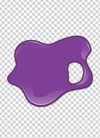 vector purple splash with transparency background