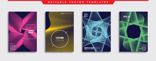 Minimal Vector cover designs. Future Poster template.