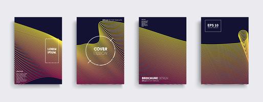 Minimal Vector cover designs. Future Poster template.