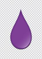 vector purple splash with transparency background