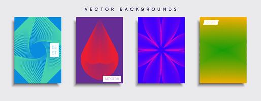 Minimal Vector cover designs. Future Poster template.