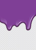 vector purple splash with transparency background