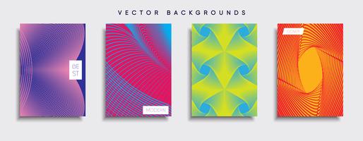 Minimal Vector cover designs. Future Poster template.