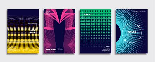 Minimal Vector cover designs. Future Poster template.