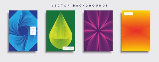 Minimal Vector cover designs. Future Poster template.