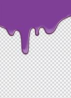 vector purple splash with transparency background