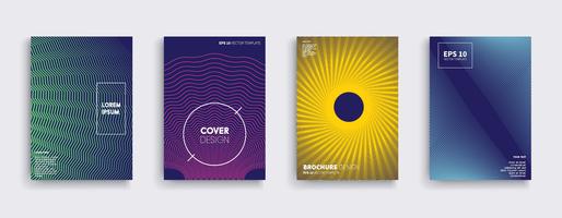 Minimal Vector cover designs. Future Poster template.