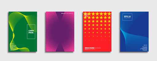 Minimal Vector cover designs. Future Poster template.