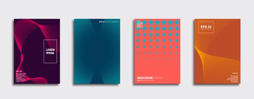 Minimal Vector cover designs. Future Poster template.