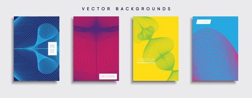 Minimal Vector cover designs. Future Poster template