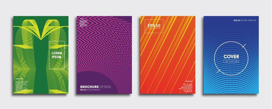 Minimal Vector cover designs. Future Poster template