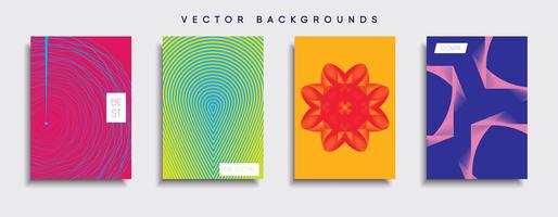 Minimal Vector cover designs. Future Poster template.