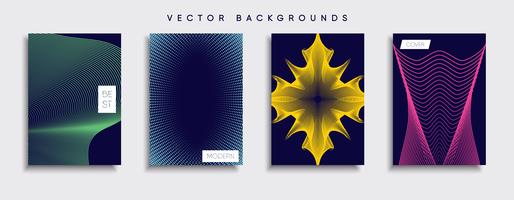 Minimal Vector cover designs. Future Poster template