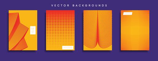 Minimal Vector cover designs. Future Poster template