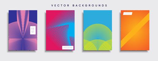 Minimal Vector cover designs. Future Poster template.