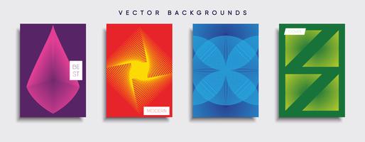 Minimal Vector cover designs. Future Poster template.