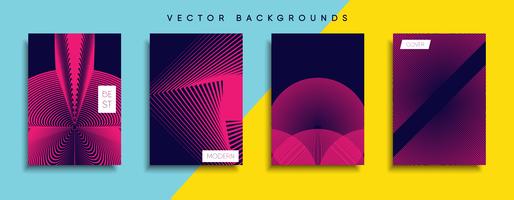 Minimal Vector cover designs. Future Poster template.