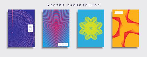 Minimal Vector cover designs. Future Poster template.