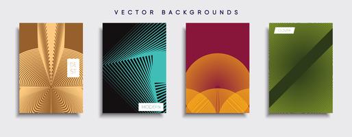 Minimal Vector cover designs. Future Poster template.