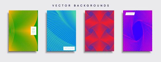 Minimal Vector cover designs. Future Poster template.