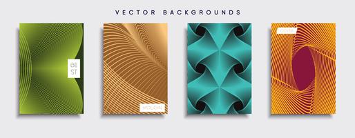 Minimal Vector cover designs. Future Poster template.