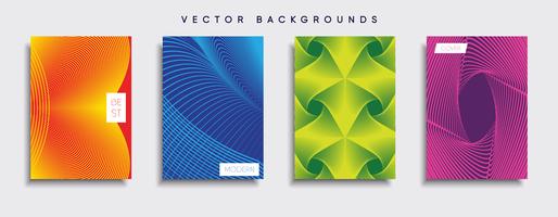 Minimal Vector cover designs. Future Poster template.