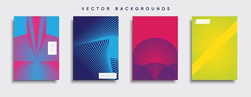 Minimal Vector cover designs. Future Poster template.