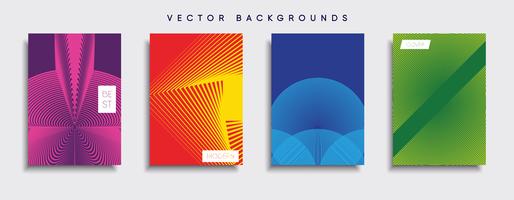 Minimal Vector cover designs. Future Poster template.