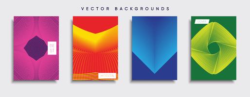 Minimal Vector cover designs. Future Poster template.