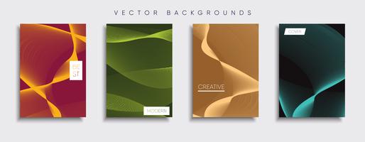 Minimal Vector cover designs. Future Poster template