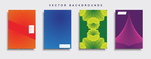 Minimal Vector cover designs. Future Poster template.