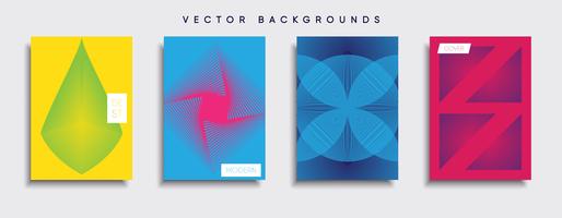 Minimal Vector cover designs. Future Poster template.