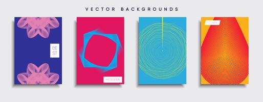 Minimal Vector cover designs. Future Poster template.