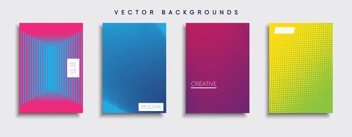 Minimal Vector cover designs. Future Poster template