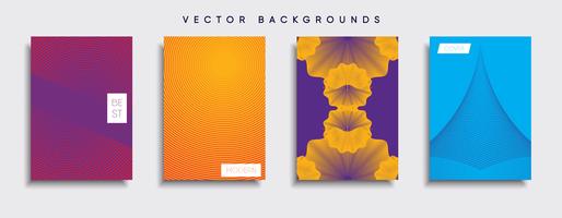 Minimal Vector cover designs. Future Poster template.