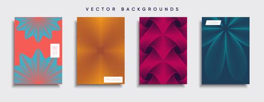 Minimal Vector cover designs. Future Poster template.