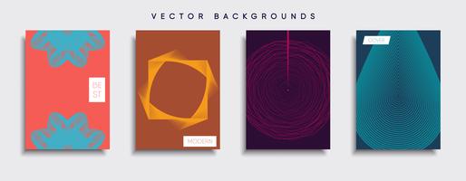 Minimal Vector cover designs. Future Poster template.