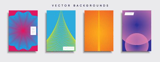 Minimal Vector cover designs. Future Poster template.