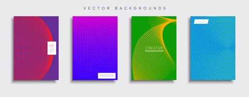 Minimal Vector cover designs. Future Poster template