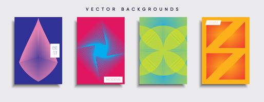 Minimal Vector cover designs. Future Poster template.