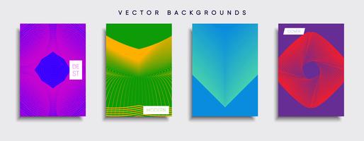 Minimal Vector cover designs. Future Poster template.