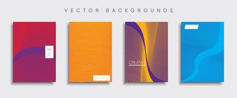 Minimal Vector cover designs. Future Poster template