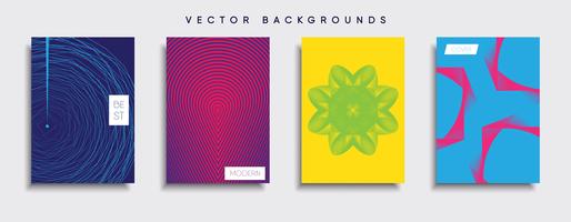 Minimal Vector cover designs. Future Poster template.