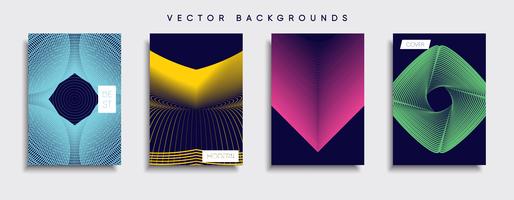 Minimal Vector cover designs. Future Poster template.