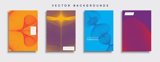 Minimal Vector cover designs. Future Poster template