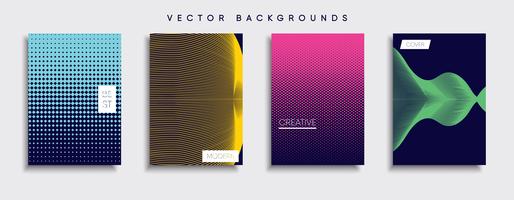 Minimal Vector cover designs. Future Poster template