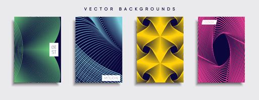 Minimal Vector cover designs. Future Poster template.